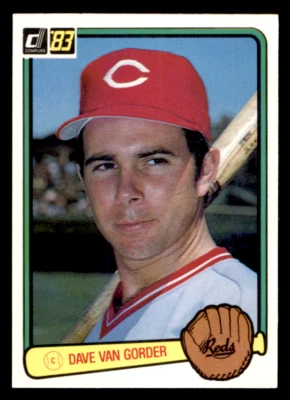 1983 Donruss Dave Van Gorder    RC #188 Cincinnati Reds - Image 1 of 2