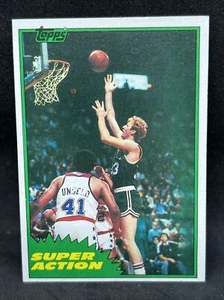 1981 Topps Larry Bird #101 Super Action Boston Celtics - Picture 1 of 2