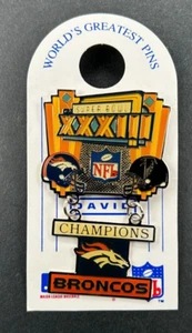 1999 David - NFL Denver Broncos Super Bowl XXXIII Champions - Souvenir Pin - Picture 1 of 2