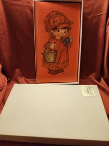 VTG HALLMARK PHOTOGRAPH ALBUM 3.25” X 4.25” Polaroid 72 Slots NEW Girl & Fruit - Picture 1 of 9