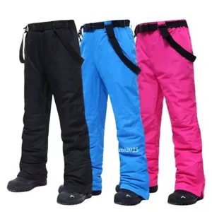 Ski Pants Men and Women Outdoor Warm Couple Snow Trousers Ski Snowboard Pants - Picture 1 of 33