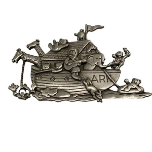 Noah's Arc Vintage Brooch Pin by JJ - Picture 1 of 11
