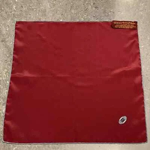 *New* Gucci Silk Pocket Square - Picture 1 of 4