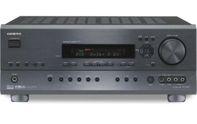 ONKYO TX-SR601 A/V Home Theater Receiver Dolby Digital EX, DTS-ES, Pro Logic  - Image 1 of 4