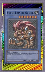 Super Lion de Guerre PP02-FR001 Terre Bête Rituel Niveau 7 YGO - Picture 1 of 1