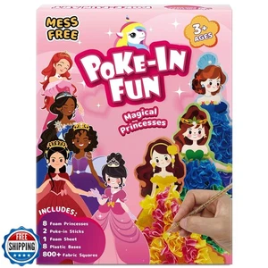 JolliBrix Poke in Fun - Magical Princesses, Arts and Crafts for K - Picture 1 of 5