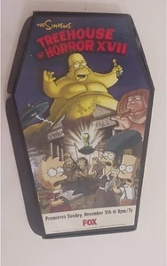 SIMPSONS TREE HOUSE OF HORROR XVII 2006 FOX TV SHOW PROMOZIONALE BARA SCATOLA - Foto 1 di 7