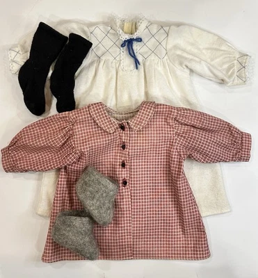 Retired 1990’s American Girl Kirsten’s Nightgown Housecoat Slippers & Socks - Image 1 of 4