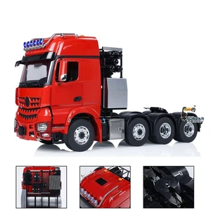 1:14 LESU 8*8 Metal Painted RC Tractor Truck for 3363 1851 Radio Rotating Light - Picture 1 of 24