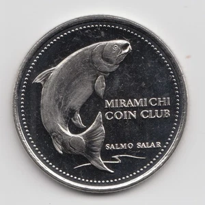1982 Miramichi Coin Club NB Trade Dollar Token Newcastle New Brunswick - APNA - Picture 1 of 2
