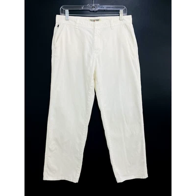 Ralph Lauren Polo Jeans Co Womens Pants Size 10 White Logo Flag Tag Vintage 90's - Image 1 of 4