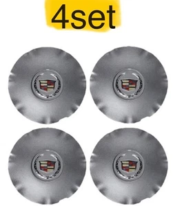 2010-2016 CADILLAC SRX 18" Rim Center Hub Cap 9599024 set4 - Picture 1 of 4