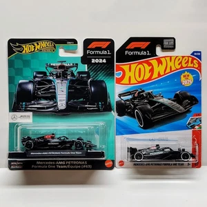 Hot Wheels F1 Premium Mercedes-AMG PETRONAS Team #63 & Mainline Lot 🔥🔥 2 Cars - Picture 1 of 4