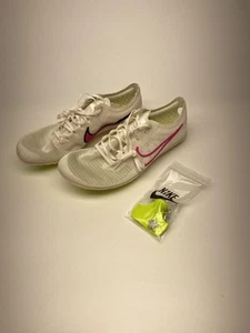 Nike Zoom Mamba 6 Track Field Distance Shoes Size 9 Sail Fierce Pink New Spikes - Picture 1 of 8