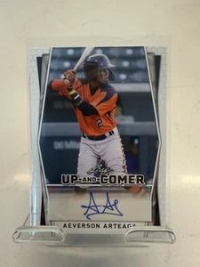 2022 Leaf Holiday Packs - Up and Comers Aeverson Arteaga Auto RC #UC-AA1 - Picture 1 of 2