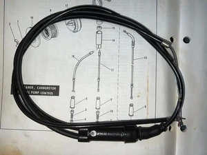 Aermacchi Harley New Economy Throttle Cable Assembly 56368-73  73 - 75 Z90 - Bild 1 von 3