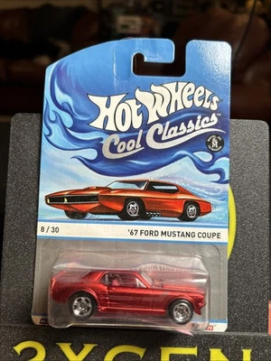Hot Wheels - Cool Classics - '67 Ford Mustang Coupe Red #8/30 - Image 1 of 3