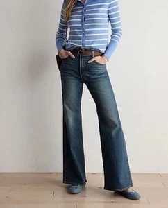 Levi’s Korsett Ribcage Bells Bottom Flare Blue Jeans 25 x 32 Super High Rise - Bild 1 von 12