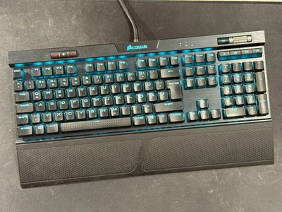 Corsair K70 RGB MK.2 Low Profile RAPIDFIRE Mechanische Gaming-Tastatur - Schwarz - Bild 1 von 4