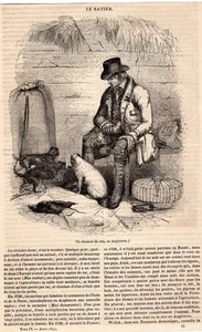 UK ANGLETERRE CHASSEUR DE RATS RAT HUNTER ARTICLE PRESSE 1841 CLIPPING - Imagen 1 de 1