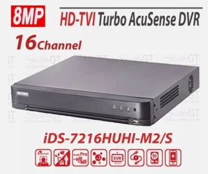 Hik 16CH DVR iDS-7216HUHI-M2 8MP 4K Resolution 16 Channel HD Analog DVR - Picture 1 of 3