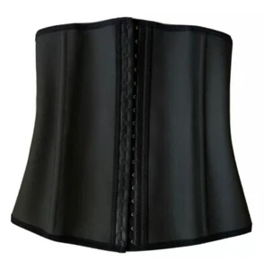 4 Bone Women's Latex Sport Girdle Waist Training Corset Black - Picture 1 of 1