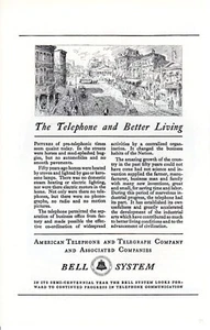 1926 Vintage print ad AT&T Bell Telephone and Better Living Campbell's soup - Picture 1 of 2