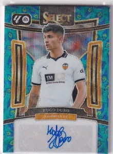 Panini Select La Liga 2023-24 No. S-HD Hugo Duro Auto Signatures Peacock SSP - Bild 1 von 2