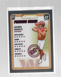 Jayden Daniels 2024 Donruss Optic Passing Grade Rc Rookie card #2 - Picture 1 of 1
