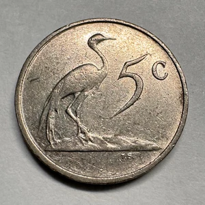 1988 South Africa 5 Cents - Beautiful Coin - #A-026 - Picture 1 of 2