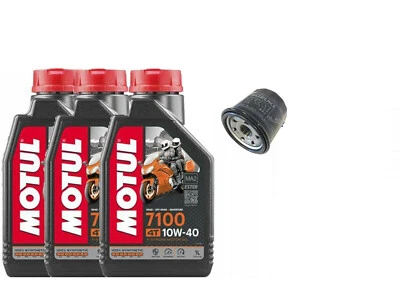 KIT/TAGLIANDO V-STROM 1050 2015/22 MOTUL 7100 10W40 FILTRO OLIO ORIGINALE SUZUKI - Immagine 1 di 4