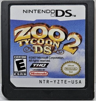 Zoo Tycoon 2 DS (Nintendo DS, 2008) Cartridge Only Tested Tracked Shipping  - Image 1 of 4