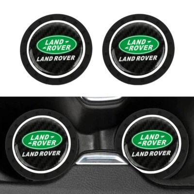 Almohadilla antideslizante antideslizante para Land Rover 2 PIEZAS de fibra de carbono real para coche Foto 1 de 4