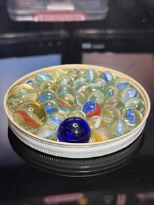 Vintage Katzenaugen Marmor 34 Stück - Bild 1 von 2