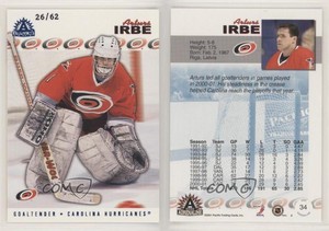 2001-02 Pacific Adrenaline Blue /62 Arturs Irbe #34