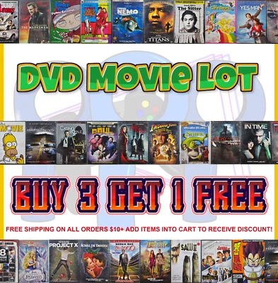 DVD Movies Lot D - Z 🍿 Buy 3 Get 1 Free 🍿 Free Shipping on Orders $15+ - Image 1 of 3