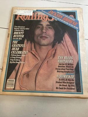 Jackson Browne The Grateful Dead Rolling Stone Magazine Issue #323 Aug 7 1980 - Image 1 of 4