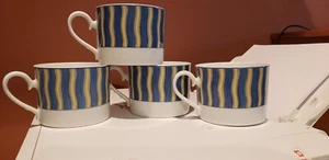 (x4) MPROMPTU vintage di Noritake "SUMMER WAVES" fine porcellana, 4096 Sri Lanka - Foto 1 di 7