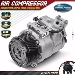 AC Compressors with 8-Groove Pulley for Mercedes-Benz GL320 R320 ML320 2007-2009 - Picture 1 of 10
