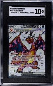 2023 Pokémon Promo #56 Charizard EX Premium Collection SGC 10 GEM MINT - Picture 1 of 2