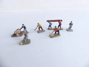 (5) MDM / MARKLIN METAL HO 1: 87 / 7 PERSONNAGES OUVRIERS - Foto 1 di 1