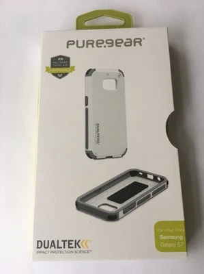 PureGear DualTek Extreme Impact Case For Samsung Galaxy S7, Arctic White - Image 1 of 4