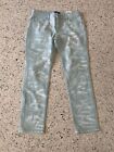 Kate Spade Saturday Jeans Light Blue Pool White Size 30 Womens NWT Skinny Ankle