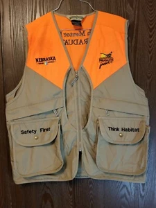 Bob Allen Nebraska youth mentor front loading hunting vest size L. (41) - Picture 1 of 11
