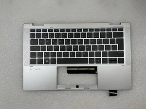 For HP EliteBook x360 1030 G7 M16979-131 Portuguese Palmrest Keyboard Top Cover - Picture 1 of 7