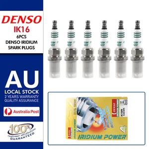 6 x Genuine Denso IRIDIUM Spark Plugs IK16 for '02~'07 Mazda 2 1.5L ZY - Picture 1 of 6