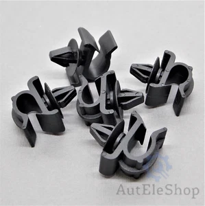 6 x Clips Halterung Kabelhalter Bremsleitungshalter Clips für BMW AUDI PEUGEOT - Picture 1 of 2