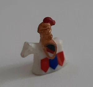 PLAYMOBIL (DD20) MICRO MONDE - Chevalier à Cheval Parure Beu Blanc Rouge 4333 - Picture 1 of 1