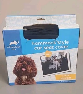 Animal Planet Pets Hammock Style Car Seat Cover 56" x 54" Water Resistant, New - Picture 1 of 4