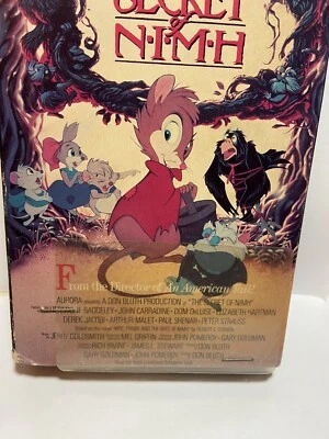 The Secret of NIMH VHS 1982 Color Cartoon Dom Deluise Elizabeth Hartman MGM - Image 1 of 3